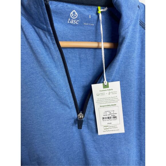 Tasc performance men's carrollton 1/4 Zip Small - Picture 9 of 10